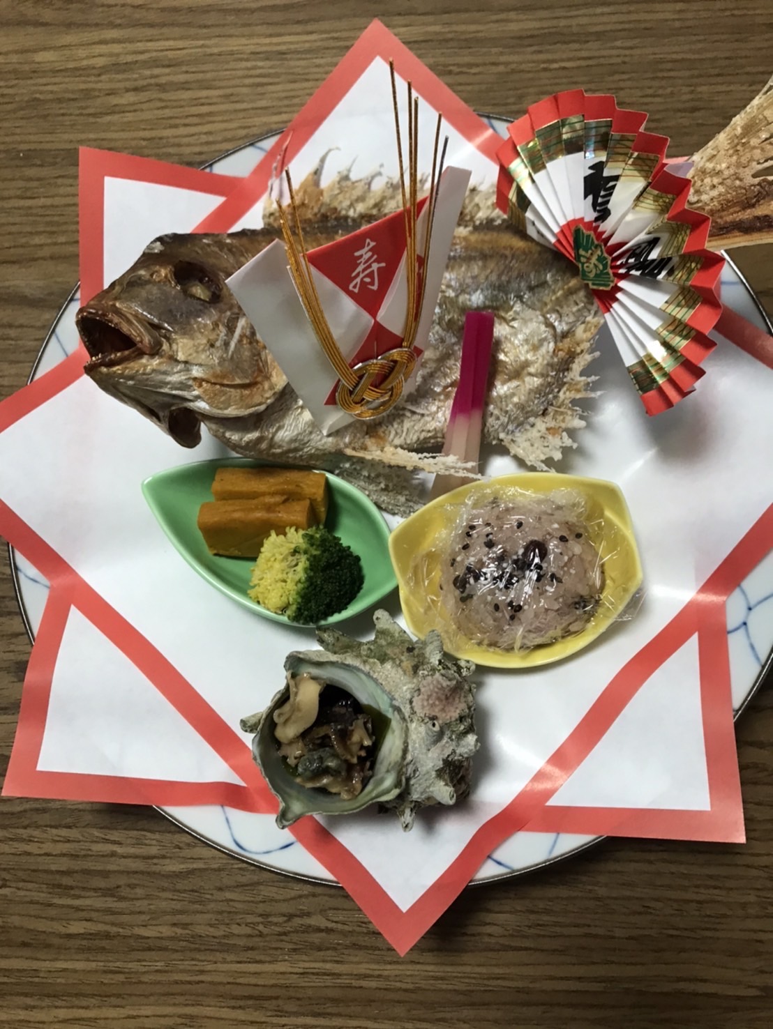 焼き鯛祝い膳